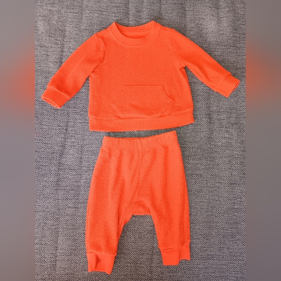 Baby Thermal Ribbed Top & Bottom Set. - Picture 2 of 7